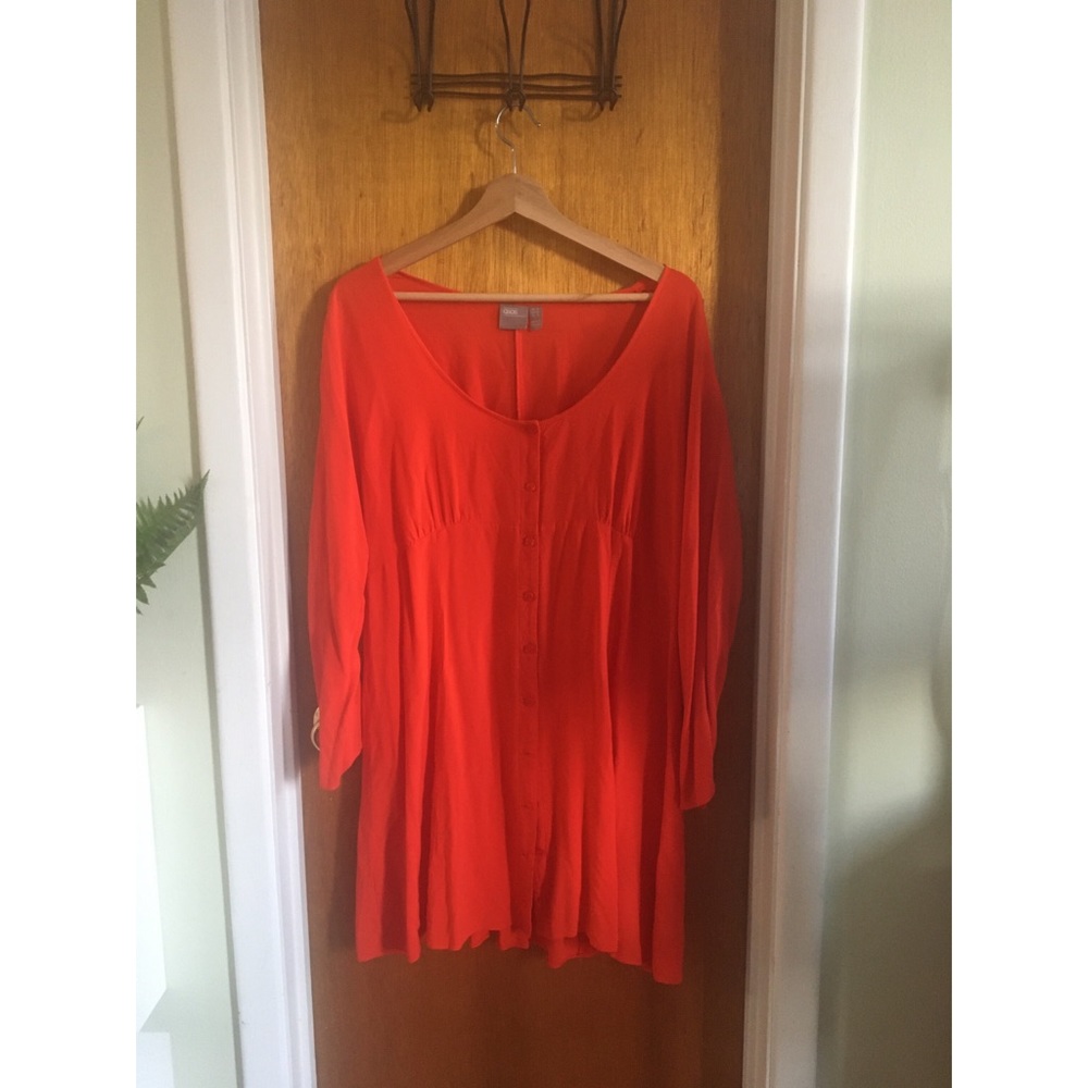 ASOS Long sleeve red mini dress
